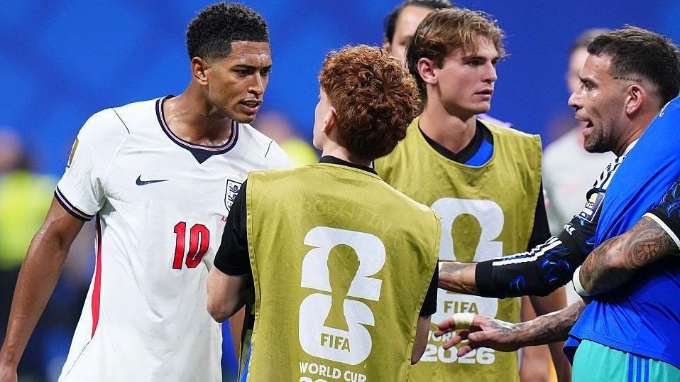 Jude Bellingham Involved in Post-Match Altercation After England's World Cup Exit
